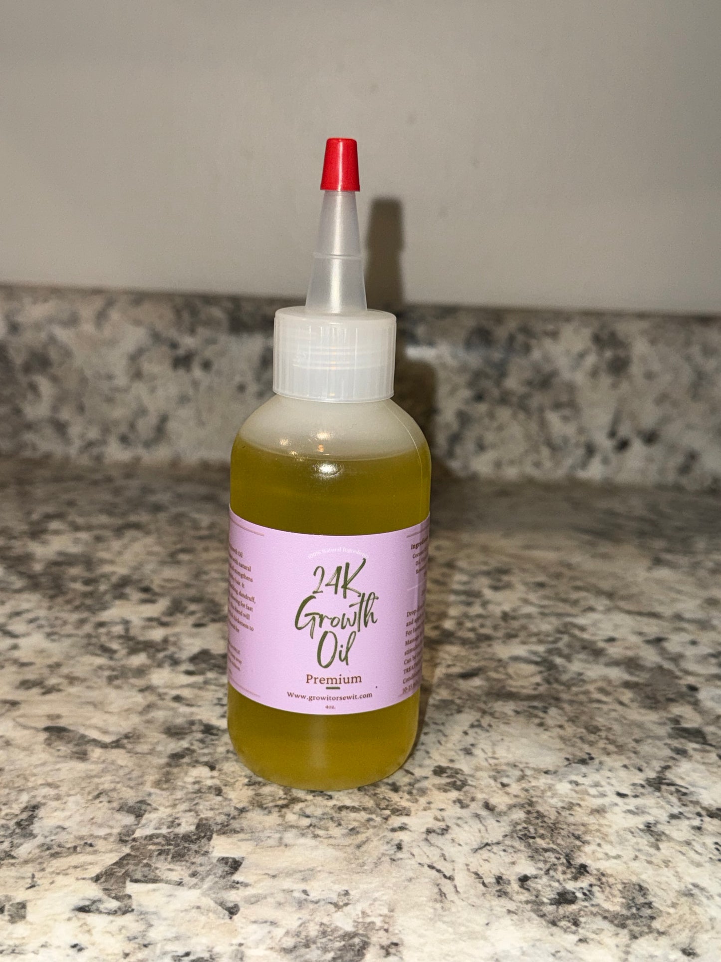 24 K Growth Oil Premium 4oz.