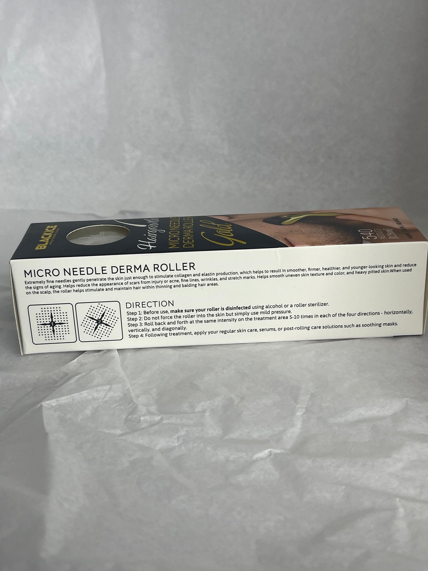 Gold-Micro Needle Derma Roller