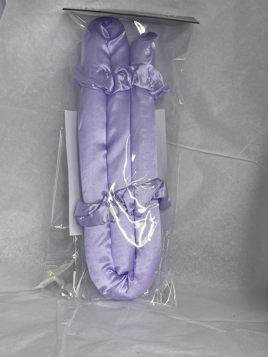 Lavendar Satin Curler Set